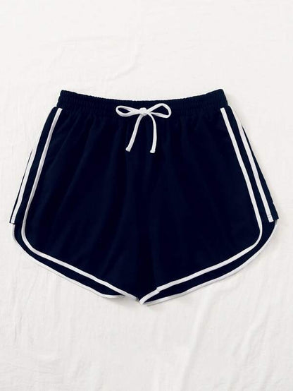 Plus Side Striped Track Shorts - INS | Online Fashion Free Shipping Clothing, Dresses, Tops, Shoes