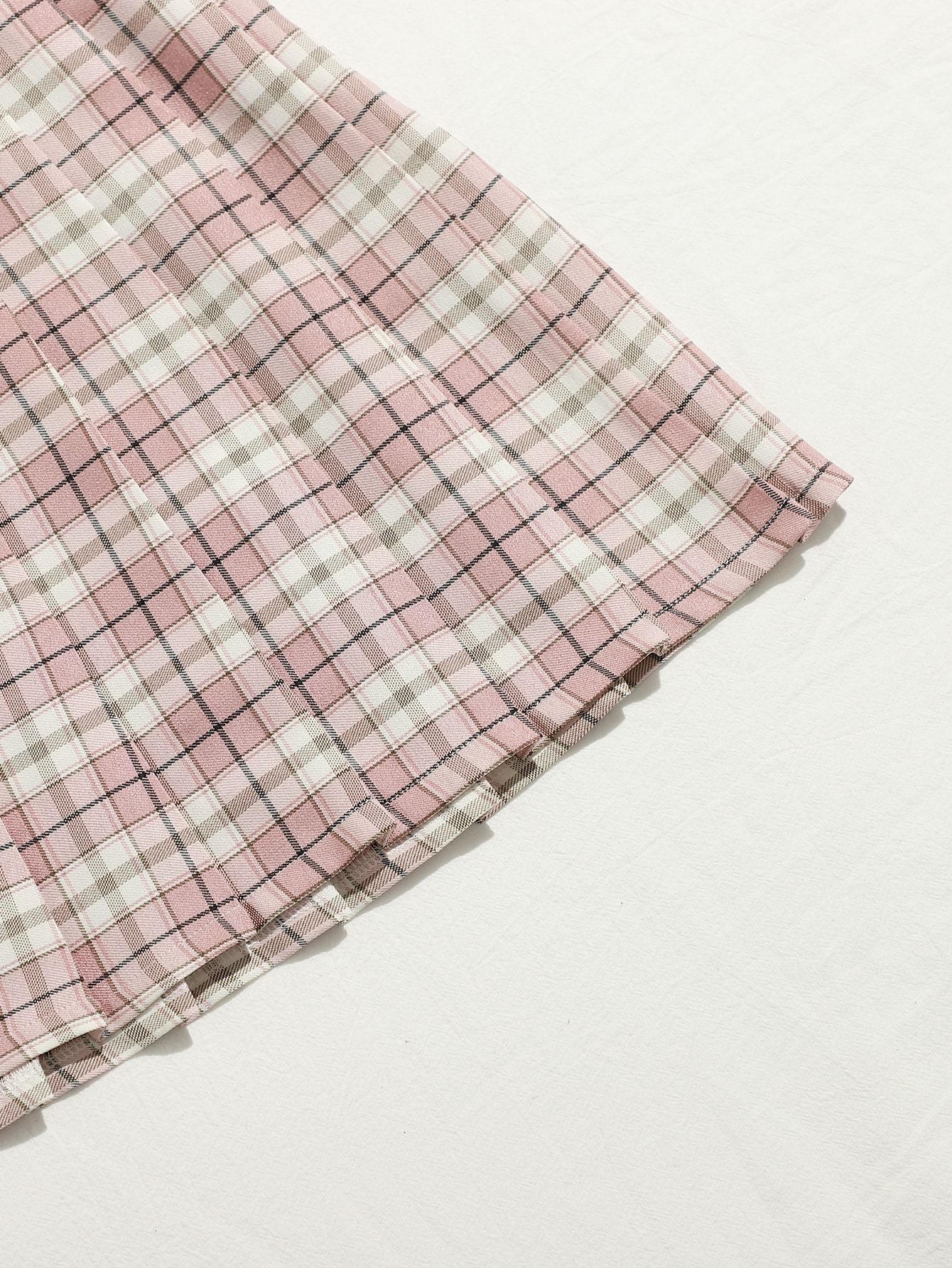 Plus Tartan Pleated Skirt - INS | Online Fashion Free Shipping Clothing, Dresses, Tops, Shoes