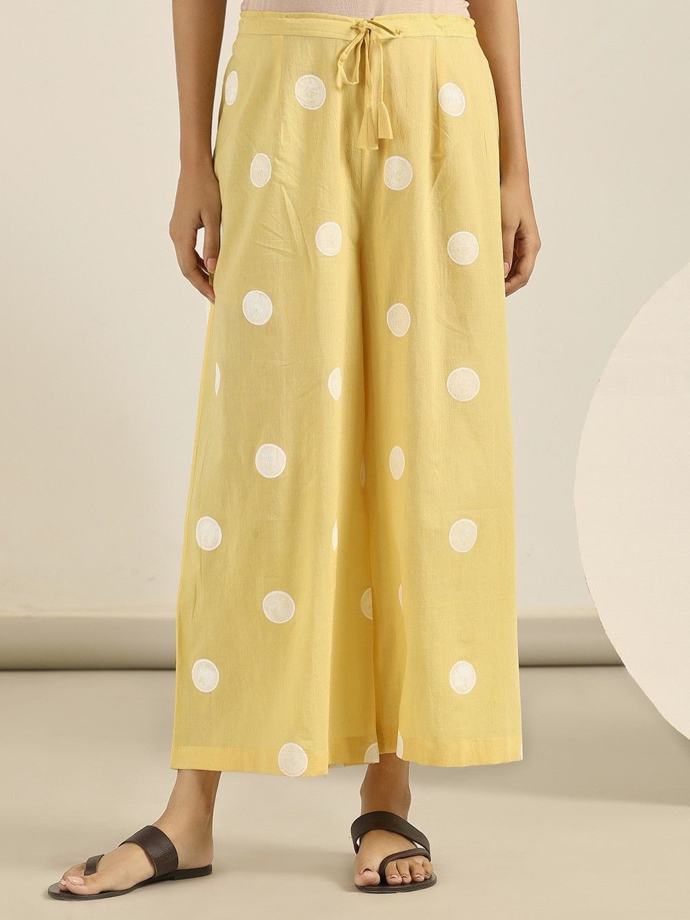 Polka Dot Casual Wide-Leg Belted Loose Trousers - Pants - INS | Online Fashion Free Shipping Clothing, Dresses, Tops, Shoes - 17/07/2021 - 20-30 - Bottom