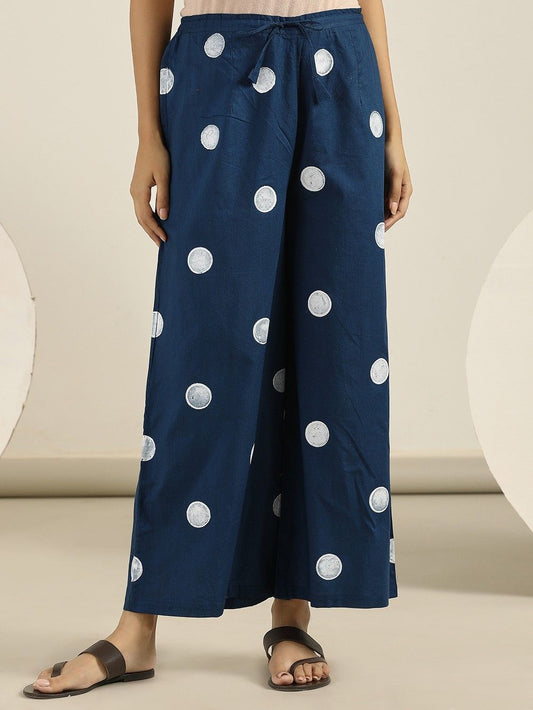 Polka Dot Casual Wide-Leg Belted Loose Trousers - Pants - INS | Online Fashion Free Shipping Clothing, Dresses, Tops, Shoes - 17/07/2021 - 20-30 - Bottom