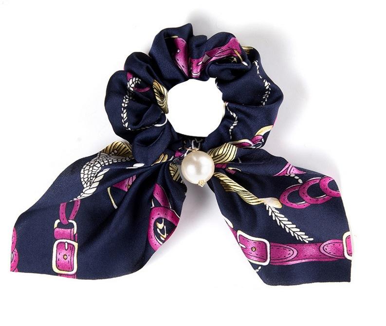 Printed Pattern Bow Knot Hair Ring - LuckyFash™