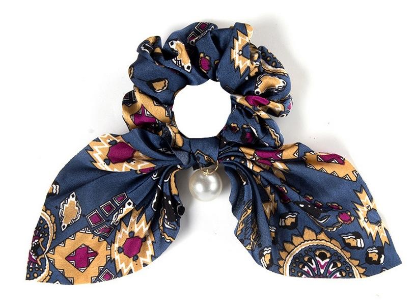 Printed Pattern Bow Knot Hair Ring - LuckyFash™