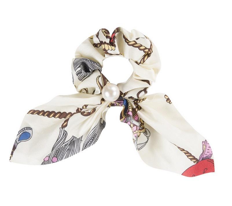 Printed Pattern Bow Knot Hair Ring - LuckyFash™