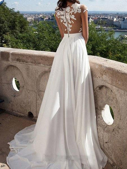 Queen Lace High Waist Split Evening Dress - Maxi Dresses - INS | Online Fashion Free Shipping Clothing, Dresses, Tops, Shoes - 07/08/2021 - 30-40 - color-white