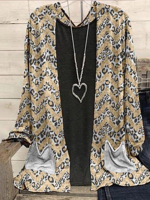 RETRO CASUAL LOOSE LEOPARD PRINT CARDIGAN - INS | Online Fashion Free Shipping Clothing, Dresses, Tops, Shoes