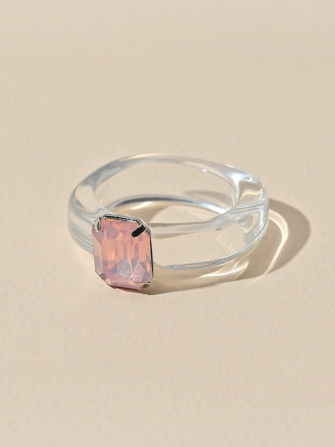 Amber Style Rhinestone Decor Ring - LuckyFash™