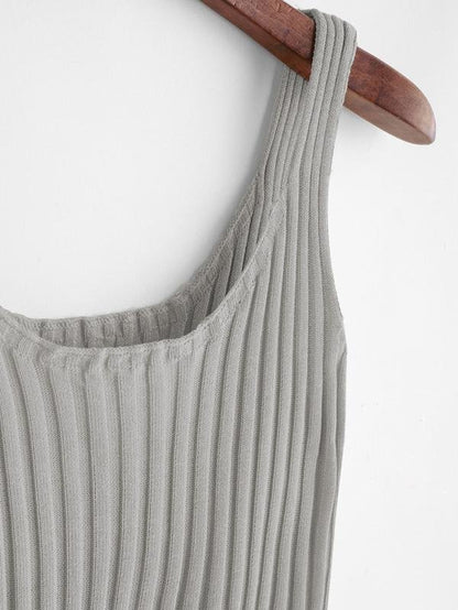 Ribbed Tank Top - INS | Online Fashion Free Shipping Clothing, Dresses, Tops, Shoes