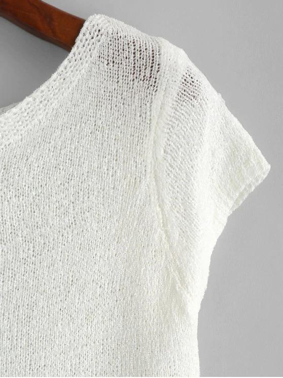 Ripped Knit Top - INS | Online Fashion Free Shipping Clothing, Dresses, Tops, Shoes