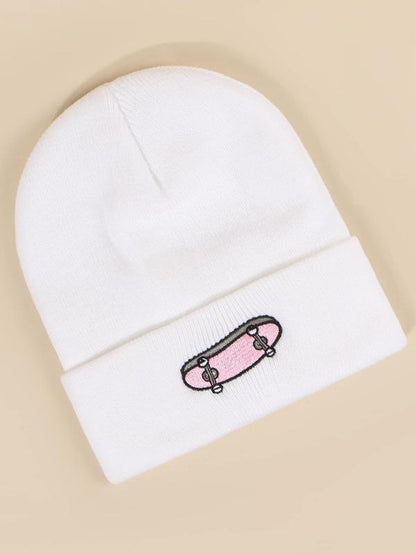 Skateboard Embroidered Beanie - LuckyFash™