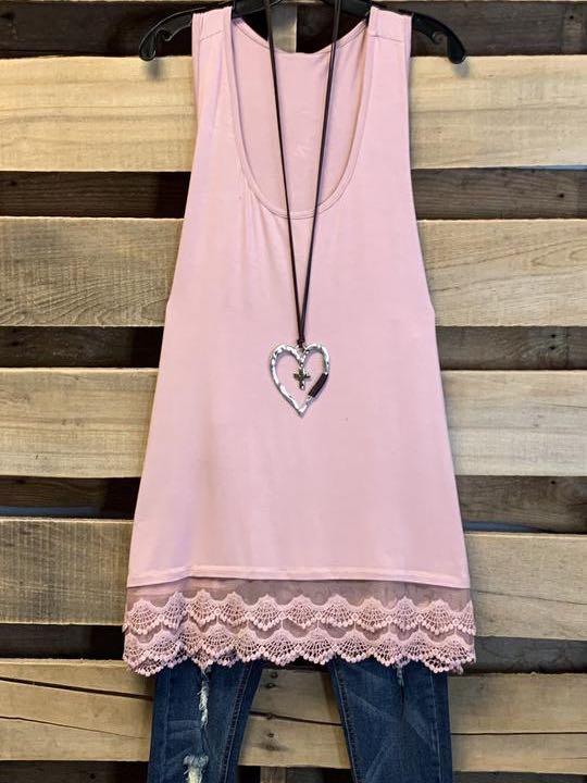 SLIP ON TANK/TUNIC - PINK - INS | Online Fashion Free Shipping Clothing, Dresses, Tops, Shoes