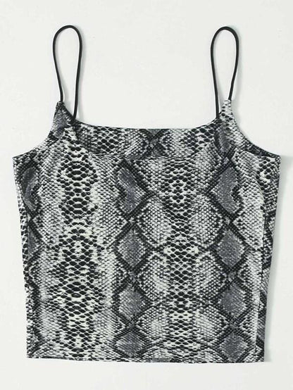 Snakeskin Pattern Cami Top - INS | Online Fashion Free Shipping Clothing, Dresses, Tops, Shoes