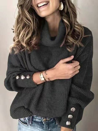 Solid Color Knit Sweater - INS | Online Fashion Free Shipping Clothing, Dresses, Tops, Shoes