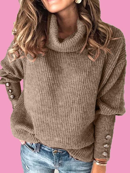 Solid Color Knit Sweater - INS | Online Fashion Free Shipping Clothing, Dresses, Tops, Shoes
