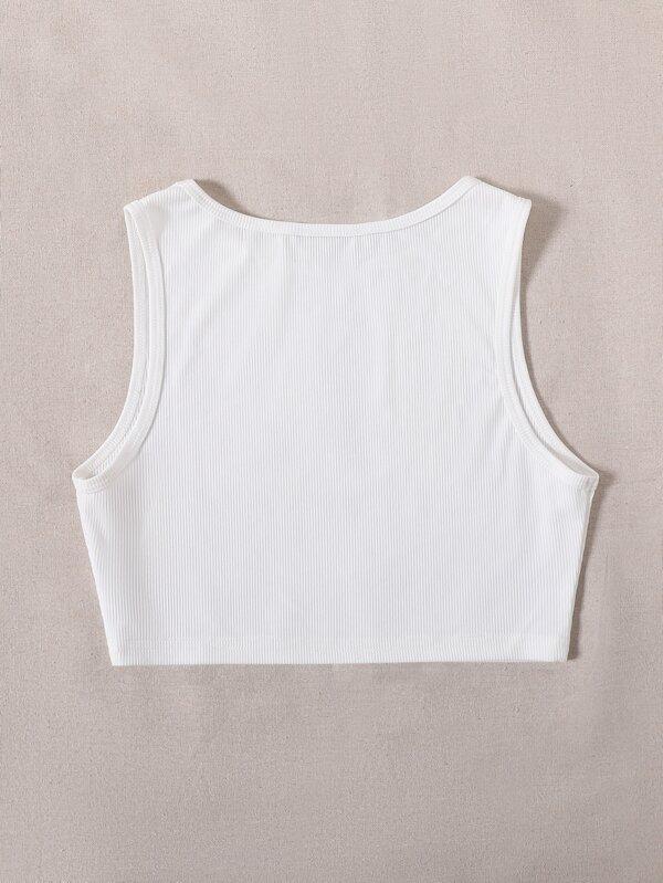 Solid Crop Tank Top - INS | Online Fashion Free Shipping Clothing, Dresses, Tops, Shoes