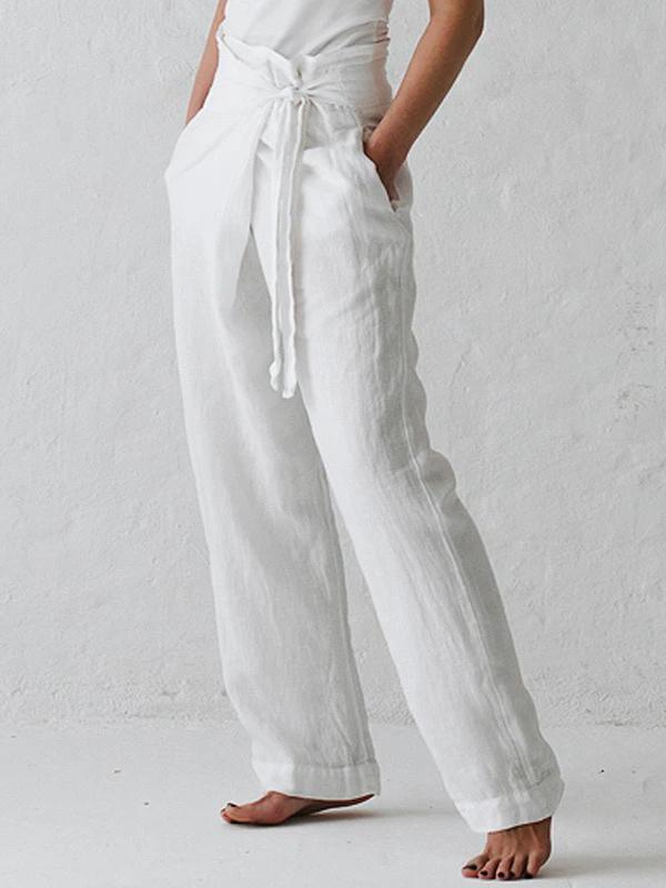 Solid High-waist Pleated Trousers Casual Pants - Pants - INS | Online Fashion Free Shipping Clothing, Dresses, Tops, Shoes - 12/07/2021 - 20-30 - Bottoms