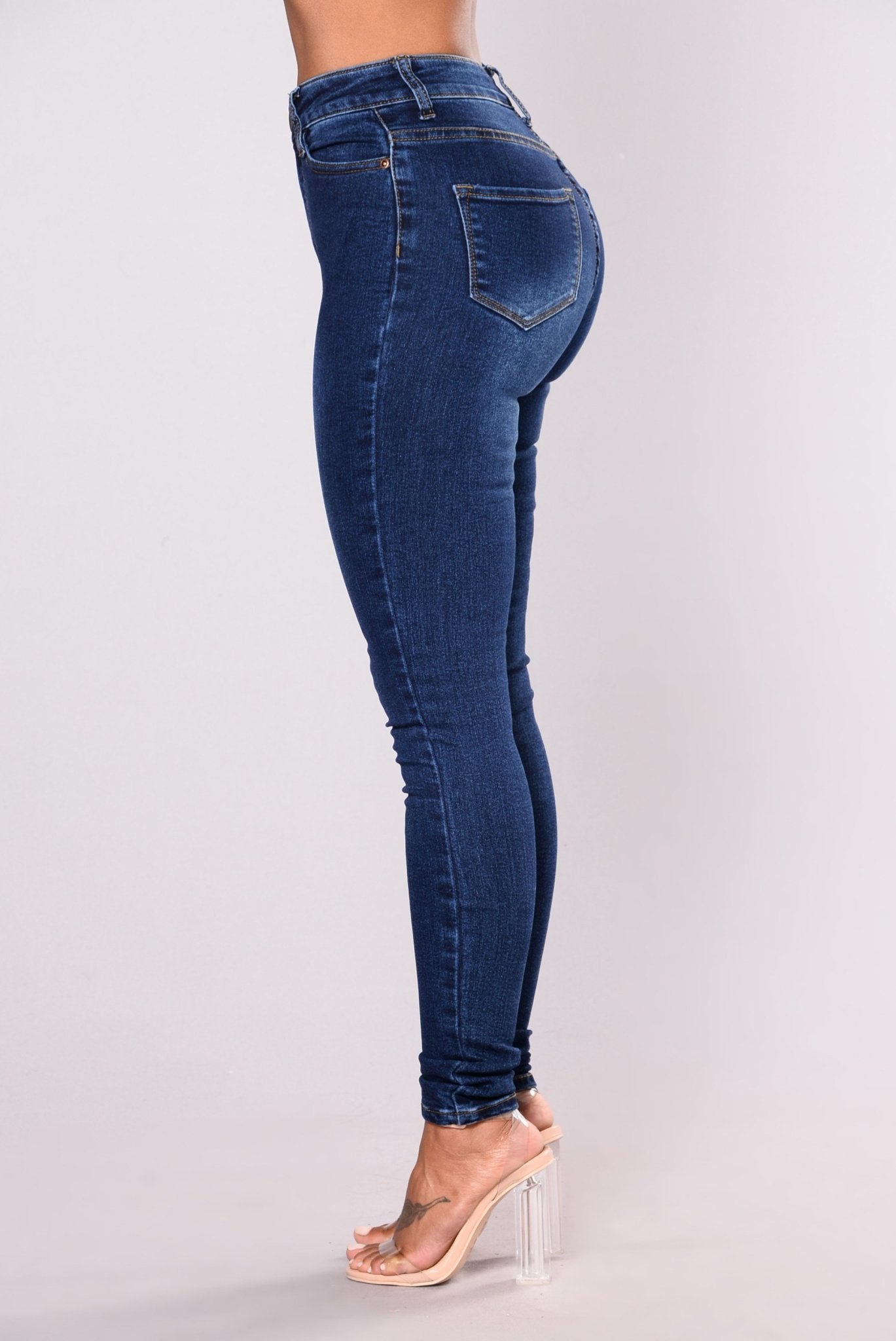 Supernatural High Rise Jeans - Dark Wash - Jeans - INS | Online Fashion Free Shipping Clothing, Dresses, Tops, Shoes - 5stars - Back 06-23-18 - Back in Stock