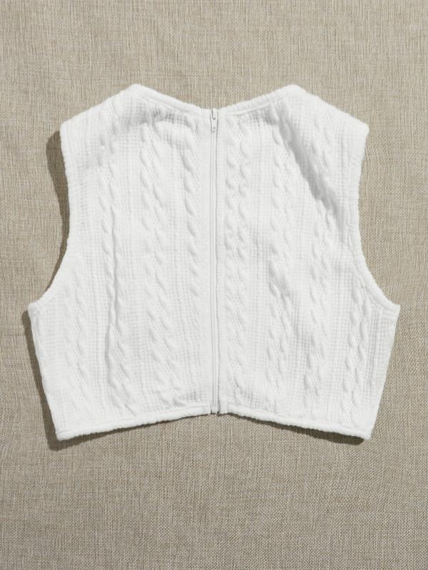 Textured Knit Crop Tank Top - INS | Online Fashion Free Shipping Clothing, Dresses, Tops, Shoes