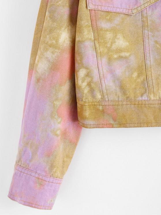 Tie Dye Button Up Cargo Jacket - INS | Online Fashion Free Shipping Clothing, Dresses, Tops, Shoes