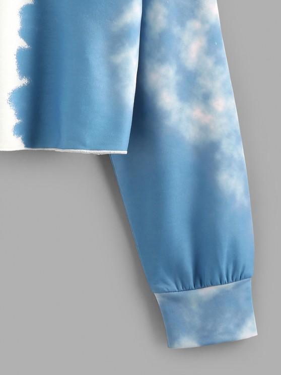 Tie Dye V Notch Drawstring Hoodie - INS | Online Fashion Free Shipping Clothing, Dresses, Tops, Shoes