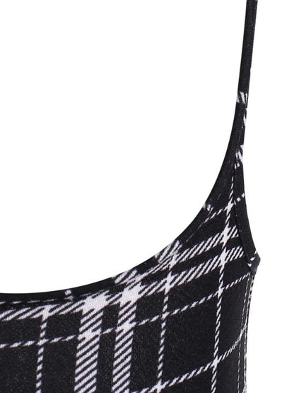 Tie Plaid Bodycon Suspender Skirt - INS | Online Fashion Free Shipping Clothing, Dresses, Tops, Shoes