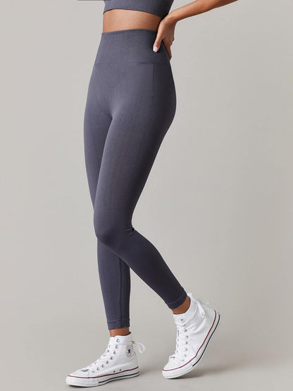 Wideband Waist Crop Sports Leggings - INS | Online Fashion Free Shipping Clothing, Dresses, Tops, Shoes