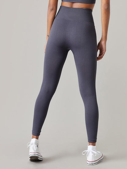 Wideband Waist Crop Sports Leggings - INS | Online Fashion Free Shipping Clothing, Dresses, Tops, Shoes