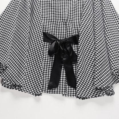 Women Houndstooth Print Cloak Coat - INS | Online Fashion Free Shipping Clothing, Dresses, Tops, Shoes