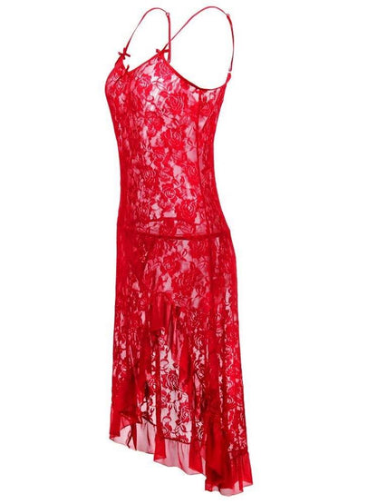 Women Lace Pattern Slit Dresses - INS | Online Fashion Free Shipping Clothing, Dresses, Tops, Shoes
