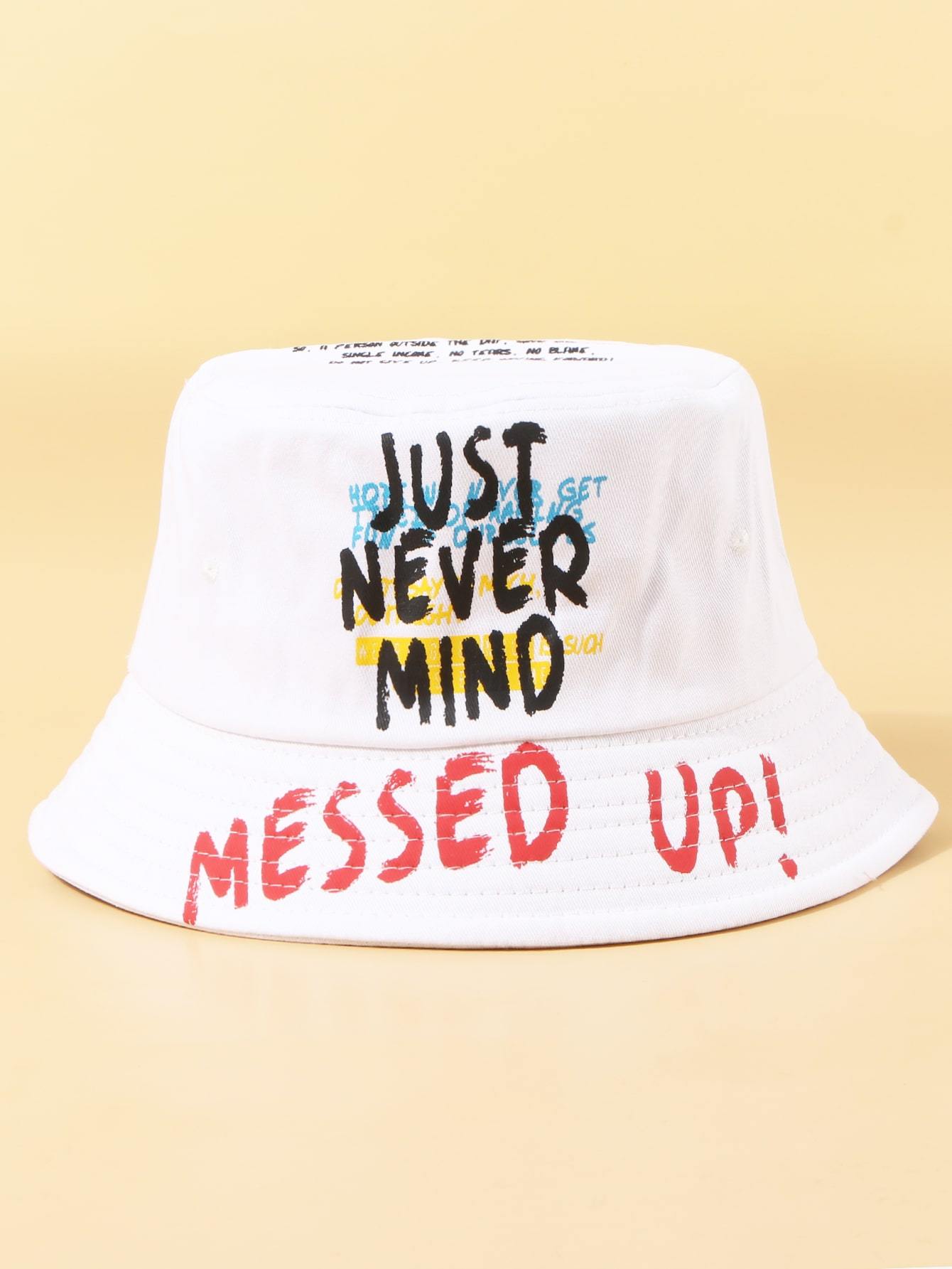 Women Letter Graphic Bucket Hat - INS | Online Fashion Free Shipping Clothing, Dresses, Tops, Shoes
