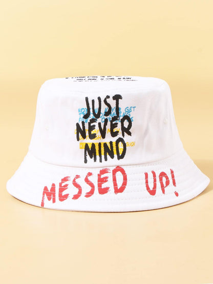 Women Letter Graphic Bucket Hat - INS | Online Fashion Free Shipping Clothing, Dresses, Tops, Shoes