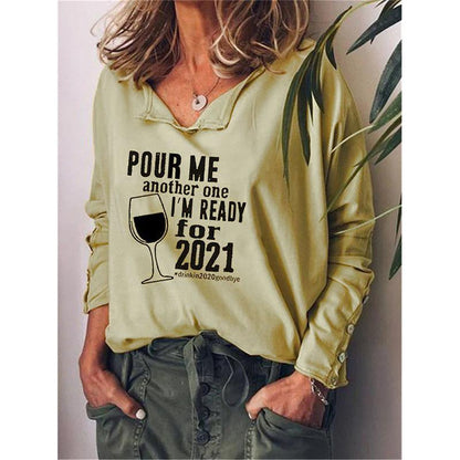 Women Long Sleeve Printed Shirt - INS | Online Fashion Free Shipping Clothing, Dresses, Tops, Shoes