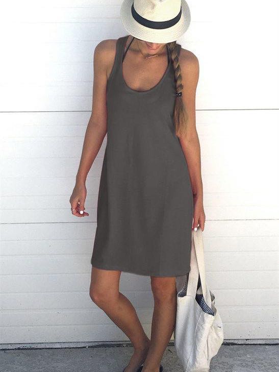 Women Loose Vest Dress - INS | Online Fashion Free Shipping Clothing, Dresses, Tops, Shoes