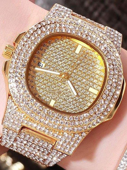 Women Luxury Diamond-studded Quartz Watch - LuckyFash™
