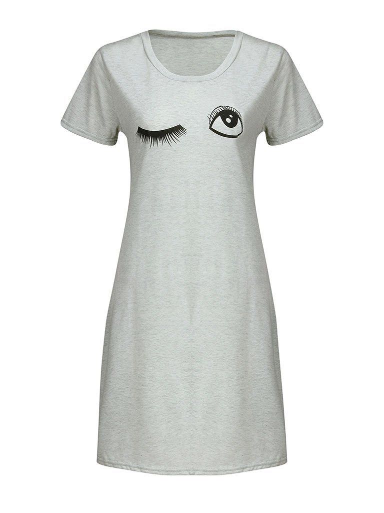 Women Print Pajama Dress - INS | Online Fashion Free Shipping Clothing, Dresses, Tops, Shoes