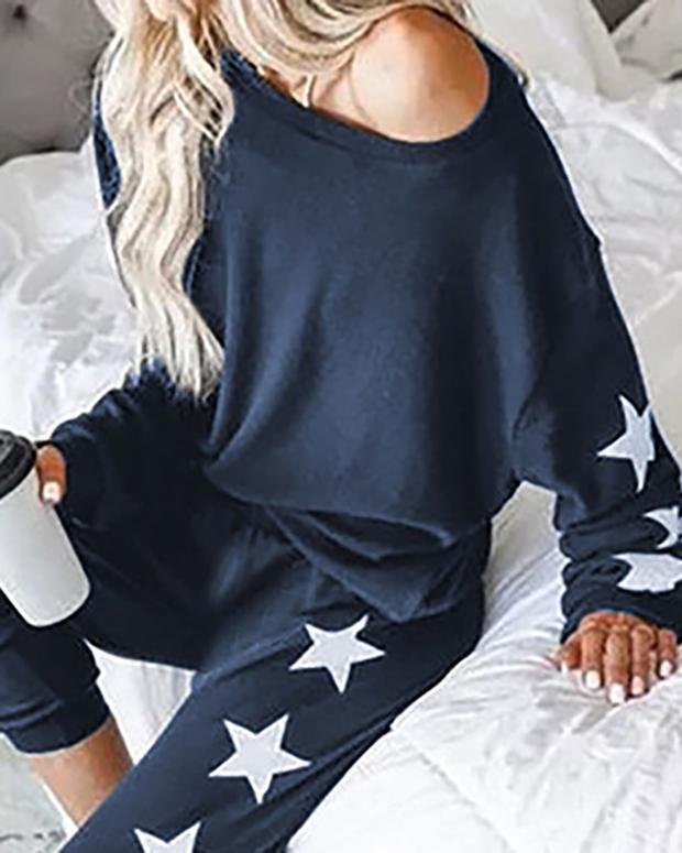 women say loose long sleeved casual S UI - Sets - INS | Online Fashion Free Shipping Clothing, Dresses, Tops, Shoes - 02/19/2021 - 2 piece sets - Autumn