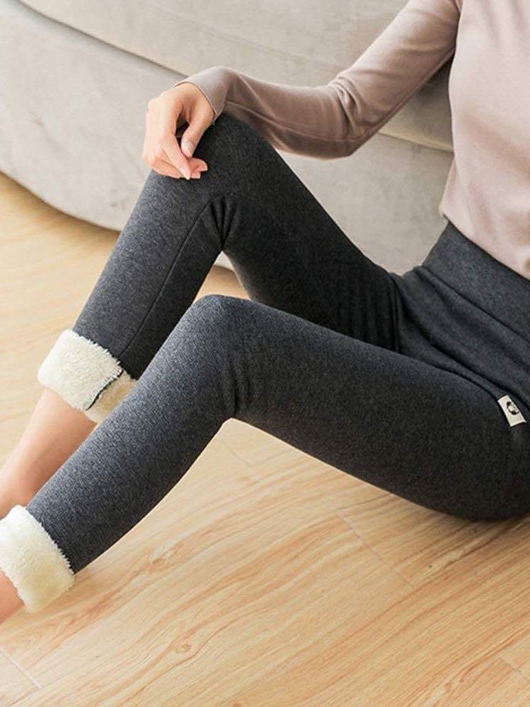 Women Thick Fleece Wool Leggings - INS | Online Fashion Free Shipping Clothing, Dresses, Tops, Shoes
