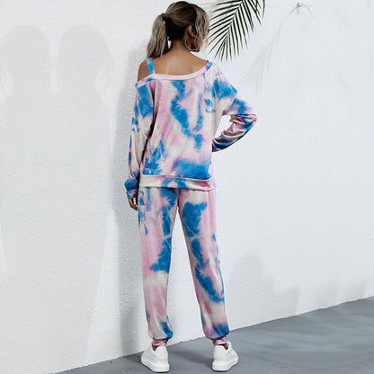 Women Tie-dye Sportswear Suit - INS | Online Fashion Free Shipping Clothing, Dresses, Tops, Shoes