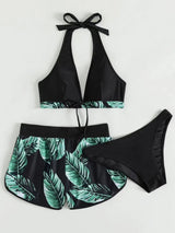 Women's Bikinis Ruffle Print Shorts Swimsuit Bikini Set - Bikinis - Instastyled | Online Fashion Free Shipping Clothing, Dresses, Tops, Shoes - 11/02/2022 - 30-40 - BIK2202111115