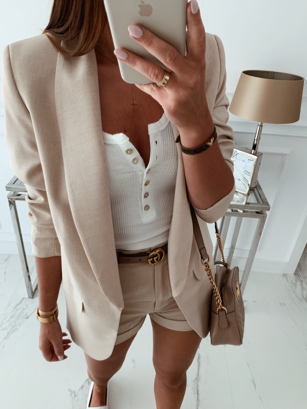 Women's Blazers Solid Lapel Long Sleeve Small Blazer - Blazers - Instastyled | Online Fashion Free Shipping Clothing, Dresses, Tops, Shoes - 09/09/2022 - 30-40 - BLA2209091254