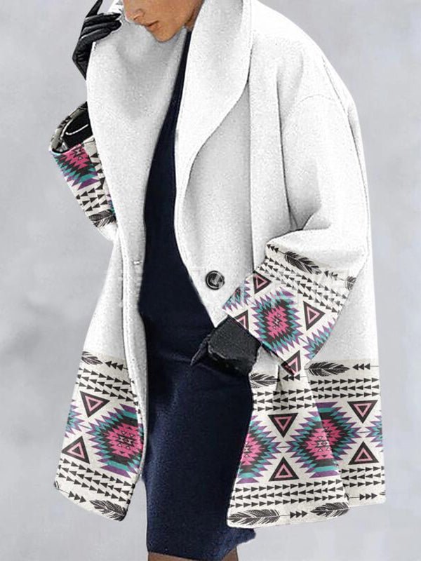 Women's Cardigans Ethnic Style Printed Heavy Woolen Cardigan - Cardigans - Instastyled | Online Fashion Free Shipping Clothing, Dresses, Tops, Shoes - 30-40 - 7/12/2022 - CAR2212071116