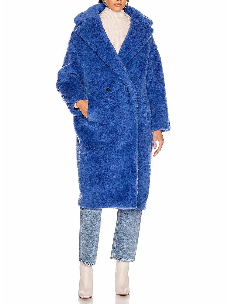 Women's Coats Lapel Lamb Wool Oversize Coat - Coats - Instastyled | Online Fashion Free Shipping Clothing, Dresses, Tops, Shoes - 2/11/2022 - COA2211031455 - coats