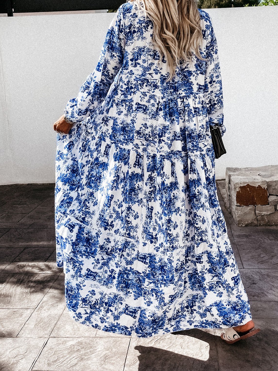 Women's Dresses Fashion Long Sleeve Printed Dress - Maxi Dresses - INS | Online Fashion Free Shipping Clothing, Dresses, Tops, Shoes - 09/08/2021 - 30-40 - Category_Maxi Dresses