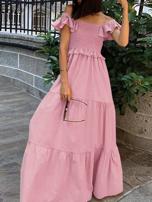 Women's Dresses Solid Tube Top Sleeveless Dress - Maxi Dresses - Instastyled | Online Fashion Free Shipping Clothing, Dresses, Tops, Shoes - 11/05/2022 - 30-40 - color-black