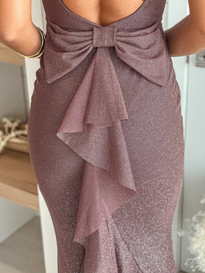 Women's Dresses Strapless Bare Back V-Neck Party Evening Dress - Maxi Dresses - Instastyled | Online Fashion Free Shipping Clothing, Dresses, Tops, Shoes - 23/12/2021 - 30-40 - color-blue