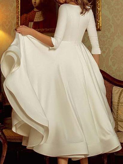 Women's Dresses Temperament V-Neck Long Sleeve Elegant Dress - Maxi Dresses - INS | Online Fashion Free Shipping Clothing, Dresses, Tops, Shoes - 27/08/2021 - 40-50 - Category_Maxi Dresses