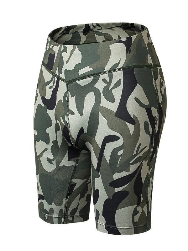 Women's Escape Quest Bike Shorts - Shorts - INS | Online Fashion Free Shipping Clothing, Dresses, Tops, Shoes - 03/02/2021 - Black - Camouflage Army Green