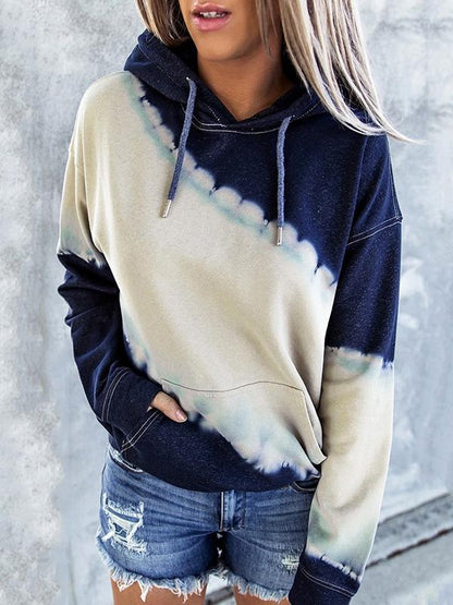 Women's Hoodies Panelled Drawstring Long Sleeve Hoodie - Hoodies - INS | Online Fashion Free Shipping Clothing, Dresses, Tops, Shoes - 20-30 - 27/08/2021 - Category_Hoodies