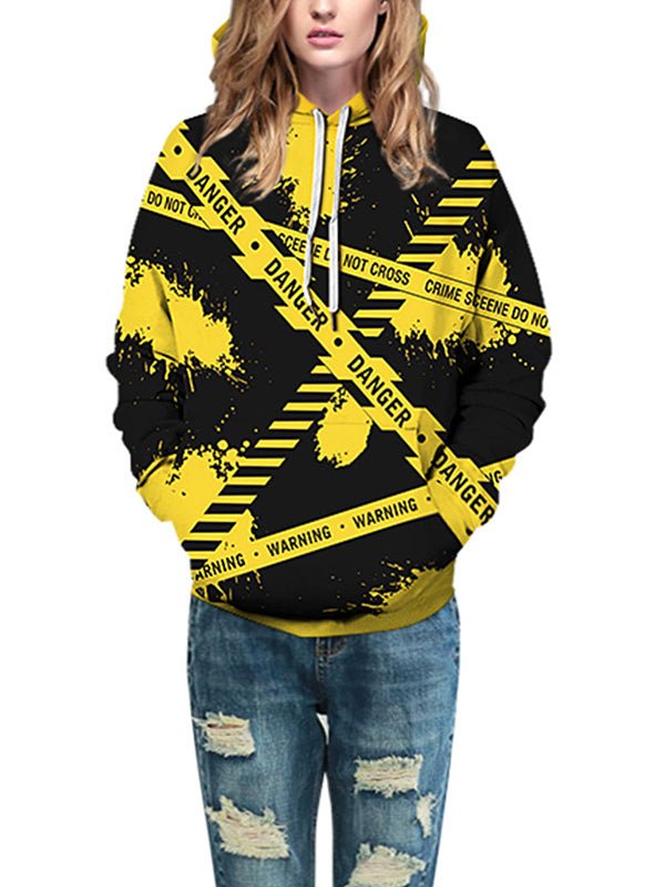 Women's Hoodies Sweater Digital Printing Long Sleeved Hooded - Hoodies - Instastyled | Online Fashion Free Shipping Clothing, Dresses, Tops, Shoes - 21/12/2022 - 30-40 - color-black