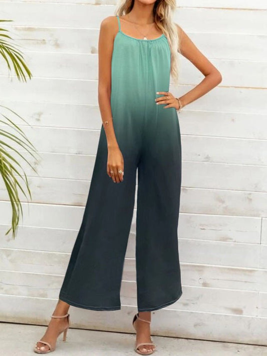 Women's Jumpsuits Casual Gradient Sling Sleeveless Jumpsuit - Jumpsuits - Instastyled | Online Fashion Free Shipping Clothing, Dresses, Tops, Shoes - 20-30 - 29/06/2022 - Bottoms