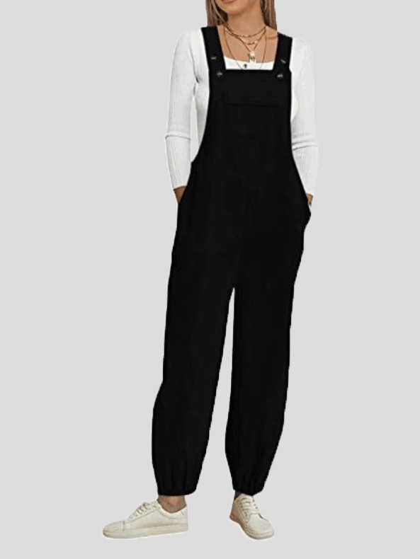 Women's Jumpsuits Casual Solid Pocket Bib Jumpsuit - Jumpsuits & Rompers - Instastyled | Online Fashion Free Shipping Clothing, Dresses, Tops, Shoes - 10/01/2022 - 30-40 - Bottoms